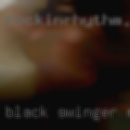 Black swinger naked party